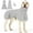 Gray, variant on AOOOWER Sun Protective Dog Raincoat Waterproof Walking Gear Clothes For Outdoor Activity