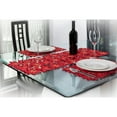 thumbnail image 5 of Joy Table Runner Placemat Set. Set of 6 - Red, 5 of 5