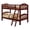 Cherry, variant on BEKids Traditional Solid Wood Twin/Twin Arched Bunk Bed in Pink