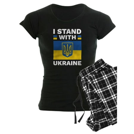 

CafePress - I Stand With Ukraine - Women s Dark Pajamas