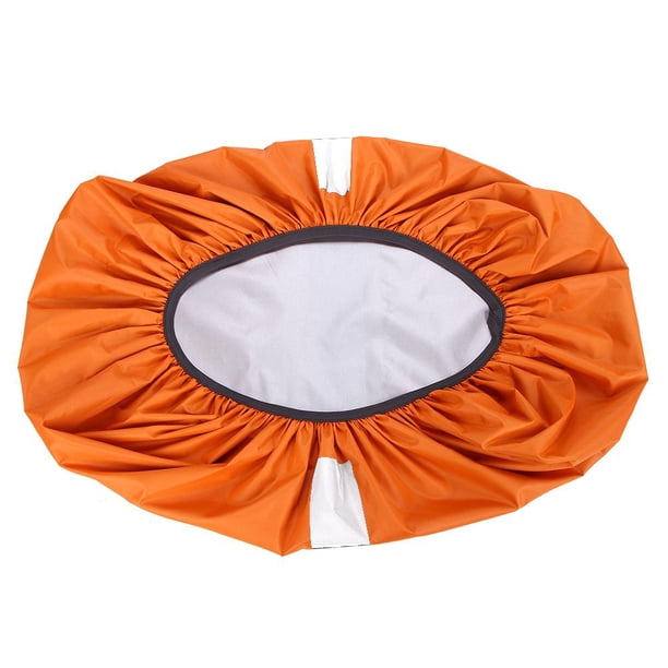 Gorro De Lluvia Tmvgtek Mochila Reflectante Impermeable Ajustable A Prueba De Polvo Para La Lluvia (Naranja)
