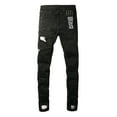 thumbnail image 3 of New Ksubi Men's Jeans 2025 New Fashion Trend High Quality Jeans Slim Fit Stretch Jeans Straight Skinny Denim Pants, 3 of 10