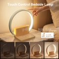 thumbnail image 3 of blonbar Réveil Lever de Soleil avec Recharge Sans Fil, Lampe de Table à 3 Niveaux Réglables pour Chambres, Réveil Lever de Soleil avec 10 Niveaux Naturels, 3 of 7