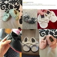 thumbnail image 3 of Double Bow Fringe Baby Moccasins - Soft Sole Baby Shoes Girls Toddler Crib Flats, 3 of 7