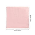 thumbnail image 3 of cpengpj Cotton Tassel Napkin Cloth Pleated Square Mouth Cloth Western Table Setting Cotton Linen Placemats for Wedding Bridal Baby Shower Tea Parties Decor, 3 of 6