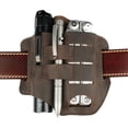 thumbnail image 2 of VIPERADE PJ13 Leather Multitool Sheath for Belt, Leather EDC Belt Organizer for Multitools, Flashlight, Pen, Leather Sheath for Belt, Multitool and Flashlight Holster, 2 of 6