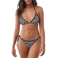 thumbnail image 1 of Disketp Brown Moose with Pinecones para Bañador de Dos Piezas para Mujer, Bikini Sexy Halter String, Conjunto de Bikini en Triángulo, 1 of 6