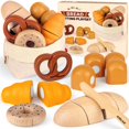 thumbnail image 1 of Juegos de juguetes Wooden Play Food Bakery Airlab para niños de 4 a 8 años, 1 of 7