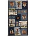 thumbnail image 6 of SAFAVIEH Chelsea Dawson Sea Lovers Wool Area Rug, Blue, 6' x 9', 6 of 10