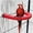 Big-Red, variant on Holzlrgus Parrot Perch Stand, U Shape Quartz Sands Bird Stick Paw Grinding Rough-surfaced Large Bird Perches for Parakeets,Macaw,Parrots Cages Toy (Red Large)
