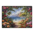 thumbnail image 4 of Ryvnso Flower Beach Area Rug Floor Mats Non-Slip Home Carpet 80 x 58 inch, 4 of 7