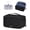 Black-B, variant on Travel Makeup Bag,PU Leather Toiletry Bag for Women,Waterproof Cosmetic Bag,Flat Open Portable Cosmetic Organizer for Skincare, Brushes,Travel Essentials(Brown Leopard Print)