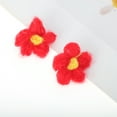 thumbnail image 5 of Unique Bargains 1 Pair Shoelace Charms Wool Yarn Flower Fashion Shoe Accessories Red, 5 of 5