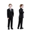 thumbnail image 3 of ETHAN Boys Suit Slim Fit 6 Pieces for Wedding Kids Tuxedo Suits for Evening Prom Party Suit for Toddler Boys Suit 2T, 3 of 8