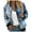 N-Light Blue, variant on Kcodviy Womens Casual Daily Jackets Womens Wool Blend Jacket Lightweight Zip Up Casual Winter Casual Jacket Women Jacket Floral Print Coat Stand Short Sports Outwear Zipper Tops