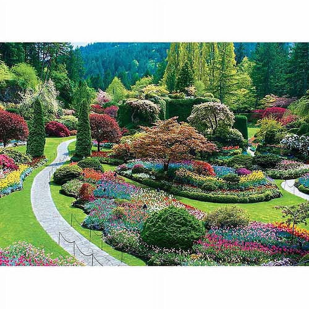 EuroGraphics Butchart Gardens – Sunken Garden Jigsaw Puzzle, 1000 Pieces, Scenic Photography