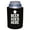Black, variant on Beer Goes Here Arrow Up Funny Thick Foam Old School Can Coolie (Royal Blue)