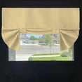 thumbnail image 5 of Hengbo Blackout Door Curtains Privacy French Door Curtains 26inchx 40inch No-Punch Insulated Curtains for Bedrooms, Patios, French Door Fronts, Kitchen Glass Doors Tie Sun Shades 2 Panel - Yellow, 5 of 8