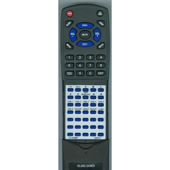 Replacement Remote for Onkyo RC-289C, DX-C120, DX-C220, DX-C320, DX-C330, DX-C530