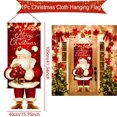 thumbnail image 1 of Bandera colgante de Feliz Navidad, decoraciones navideñas para la puerta del hogar, adornos navideños, regalos de Navidad, decoración de Año Nuevo 2023, 1 of 4