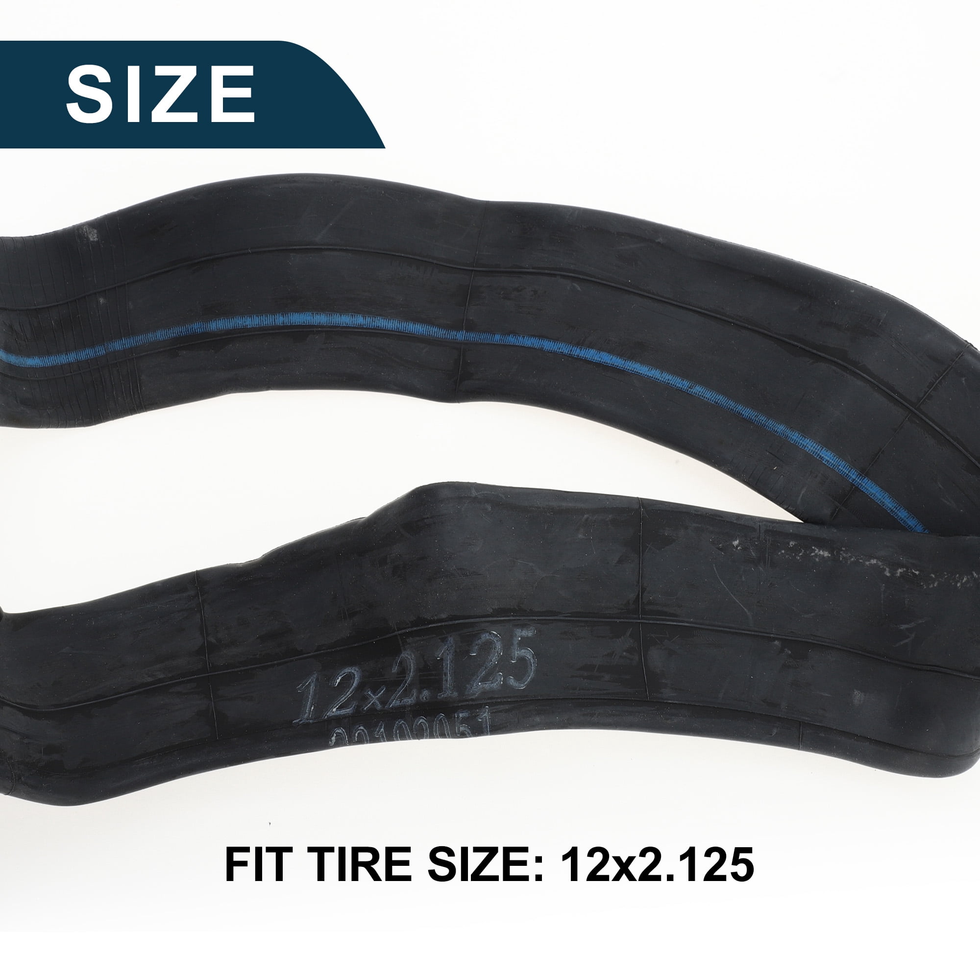 Unique Bargains Bike MTB Cycling Inner Tire 12x2.125 America Type Valve Bicycle Inner Tube