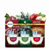Febreze Plug In Air Freshener, Odor-Fighting Scented Oil Refill, Holiday Mix, 3 Refill