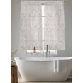 thumbnail image 5 of Grey Branches Sheer Curtains 72 Inch Length 2 Panels Set - Light Filtering Window Treatments, Vintage Art Farmhouse Rod Pocket Semi Curtains for Living Room/Bedroom/Kitchen Décor, 104"W x 72"L, 5 of 7