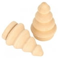 thumbnail image 3 of 20pcs Unfinished Wood Christmas Tree Peg Dolls Natural Wooden Unfinished Tree Blank For Christmas Tree Decoration, 3 of 8