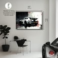 thumbnail image 5 of No Limits Roadster Racing Car Print Man Cave Canvas Wall Art by Notoriart, Black Floater Frame, 54"x36", 5 of 7
