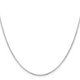 thumbnail image 3 of Leslie's 14K White Gold 1.4 mm Flat Cable Chain (Weight: 2.34 Grams, Length: 16 Inches), 3 of 5