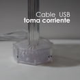 thumbnail image 3 of Lámpara de mesa efecto cristal Ilios Innova diamante USB recargable con 3 modos de luz, 3 of 6