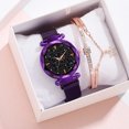 thumbnail image 4 of Reloj de mujer con imán Starry Sky Reloj de mujer sencillo con un diamante engastado con imán Reloj de cuarzo, 4 of 5