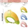 thumbnail image 2 of Soft Silicone Washing Hat, Water And Shampoo Barrier, Keep Dry Shower Shield For Hair Washing (B), 2 of 5