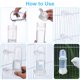 thumbnail image 2 of 2 comederos automáticos para pájaros, dispensadores de agua y comida para loros., 2 of 7