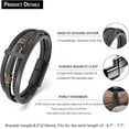 thumbnail image 6 of Mens Leather Cross Bracelet Multi-Layer Braided Faith Cross Bracelet for Religious Bangle Wristband Jewelry for Men Women, 6 of 6