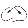thumbnail image 4 of Kenally 1 par portátil 12V azul/rojo simulado falso coche alarma montaje en tablero luz LED reemplazo para coches barcos RV motocicleta Bombillas para automóviles rojo Kenally CZ8877-02B, 4 of 6