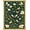 Dark Green, Pattern 3, variant on Design&I 8'x10' Washable Area Rug Geometric Vintage Butterfly Moth Botanical Insect Whimsy for Dining Room, Large Office, Lounge, Snag-Free