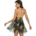 thumbnail image 2 of HAWEE Robe de Bain une Pièce Élégante à Croisement pour Femme, Maillot de Bain à Jupe Fleurie, Taille P-TG, 2 of 5