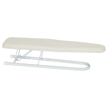 Household Essentials Accessory Sleeve Ironing Board,  plastic top, Foam Pad and Natural Cotton Cover, Heat-Resistant, Compact and Easy to Use