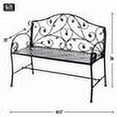 thumbnail image 2 of 10018978 COUNTRY APPLE BENCH, IRON - Made in China, 2 of 2