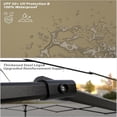 thumbnail image 5 of EastVita 10x10 Pop Up Awning with 1 Side Wall 3 Adjustable Heights Roller Bag 4 Sandbags Brown, 5 of 5