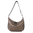 thumbnail image 1 of Bolso Hombro Otoño Invierno Bandolera Bolsos Acolchados Bolsos De Mujer Champán, 1 of 9