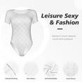 thumbnail image 4 of Fotbe Travel Around The World Airplane Body de Mujer con Cuello Redondo y Mangas Cortas, Sin Mangas Ajustado, Suave, Cómodo y Básico-Medium, 4 of 7