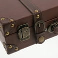 thumbnail image 4 of unbranded Retro Luggage Decor Storage Box in Light Brown Wooden Classic British Style for Home Decor Spacious Design, 4 of 4