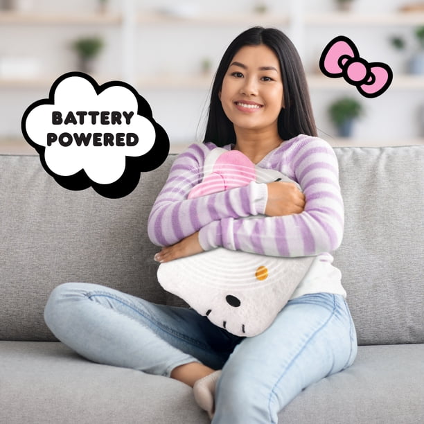 HELLO KITTY ドレッサー 白 Hello Kitty Weighted Massage Pillow for Neck and Shoulders, White