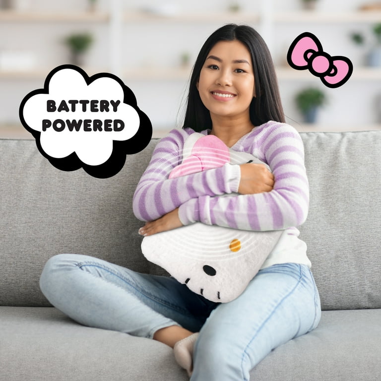 Hello Kitty Weighted Massage Pillow for Neck and Shoulders, White