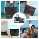 thumbnail image 4 of Neceser de Malla de Gran Capacidad, Incluye Brochas de Maquillaje de Viaje y Accesorios de Baño Portátiles para La Playa., 4 of 7