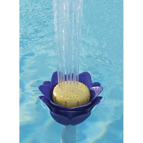 Ocean Blue Water Products Flower Wall Mounted Swimming Pool Fountain for Above and Below Ground Swimming Pools