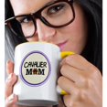 thumbnail image 2 of 3drose, Cavalier King Charles Spaniel Dog Mom - Doggie Mama by Breed - Paw Print - Doggy Lover - Pet Owner, 11oz Two-tone Yellow Mug, 2 of 6