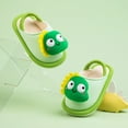 thumbnail image 2 of Gibobby Boys Girls Shark Slippers for Toddler Kids - Cute Plush Warm Non-Slip Indoor Bedroom Winter Shoes(Green,2.5-3 Years), 2 of 6